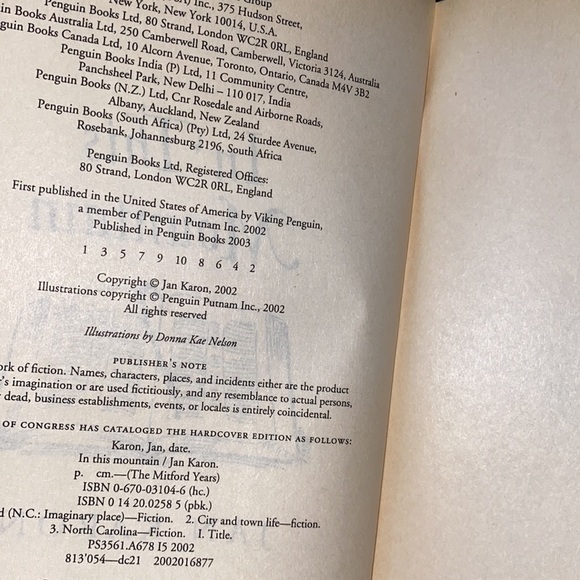 In this Mountain by Jan Karon book - Picture 5 of 7